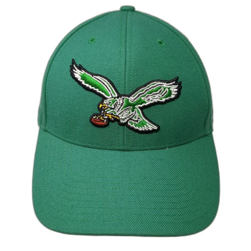 47 Philadelphia Eagles NFL Cap Green One Size Strapback Curved Brim Embroidery